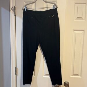 Anne Klein Straight Leg Black Women's Ponte Pants